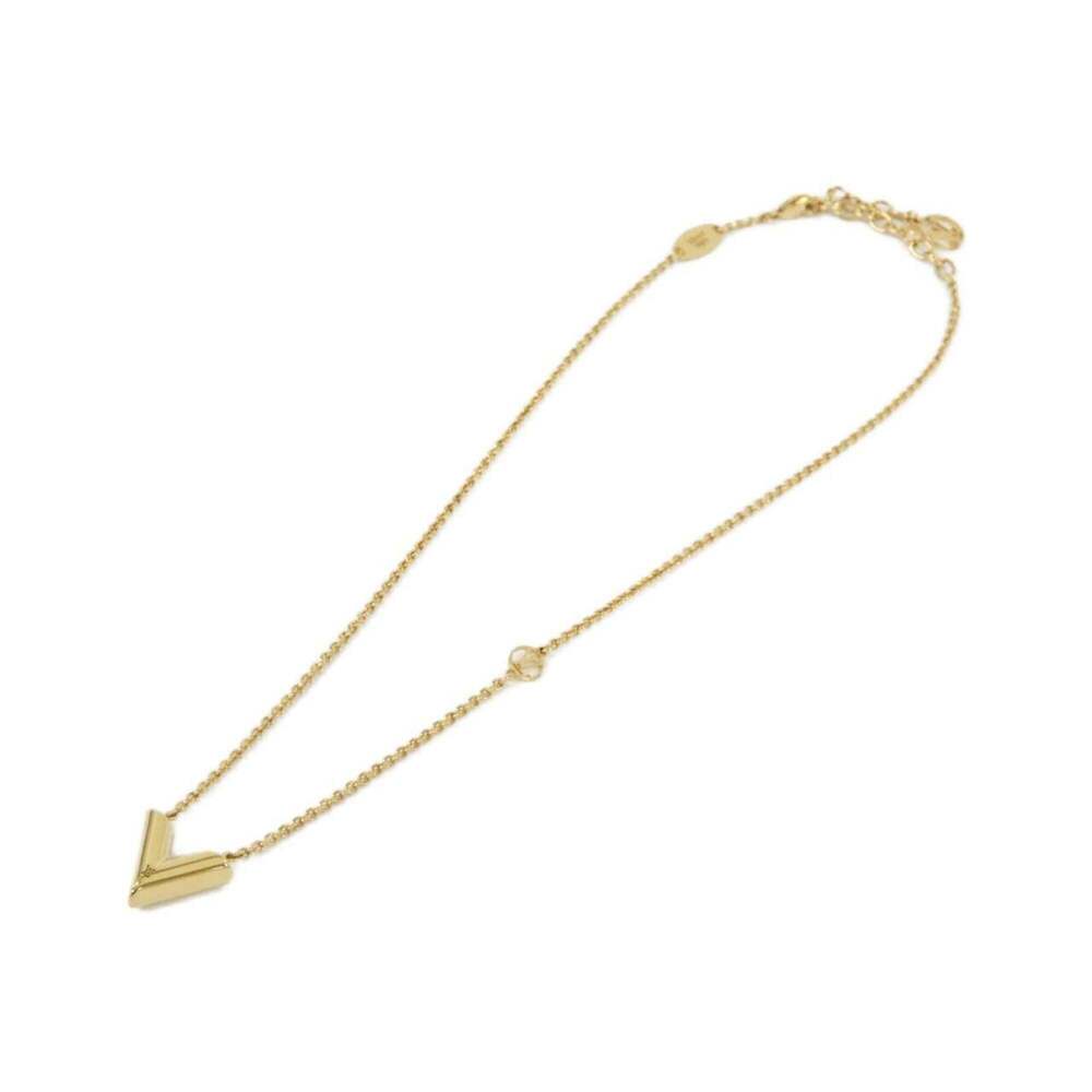 LOUIS VUITTON Gold Necklace - Picture 2 of 5